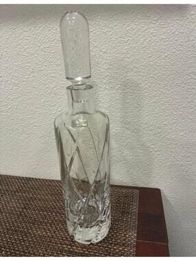 Mikasa beautiful Crystal glass Decanter & stopper